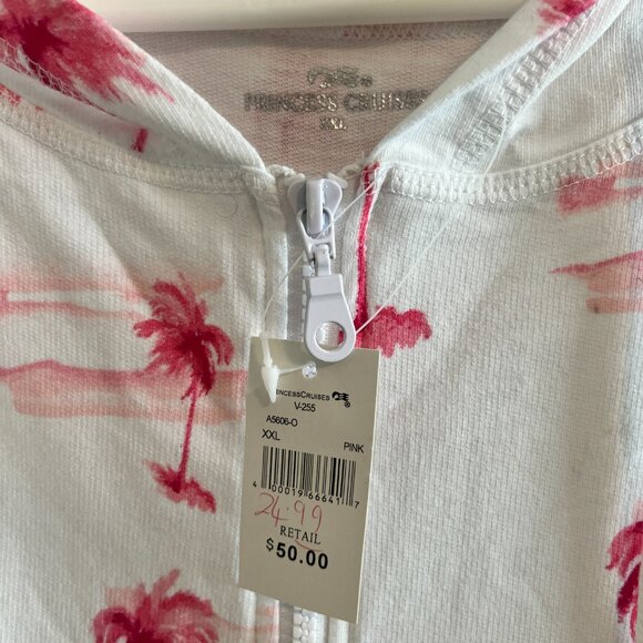 Princes Cruises Swimsuit Coverup Hoodie - XXL (NWT) - Picture 2 of 5